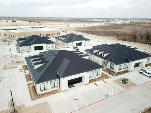 Standing seam metal roofing installed by Greenleaf Roofing